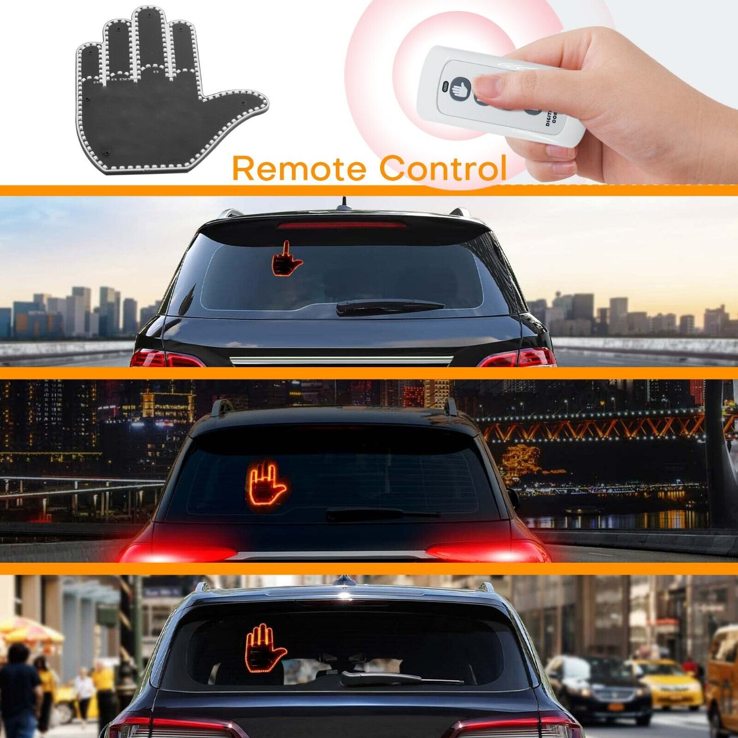 Imported Car Hand Gesture Light