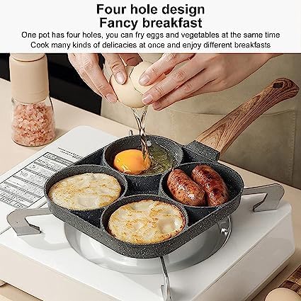 4 Hole Non-Stick Pan