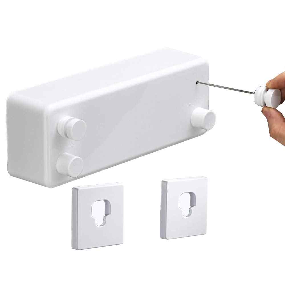 Wall Mounted Dual Retractable Clothes Line