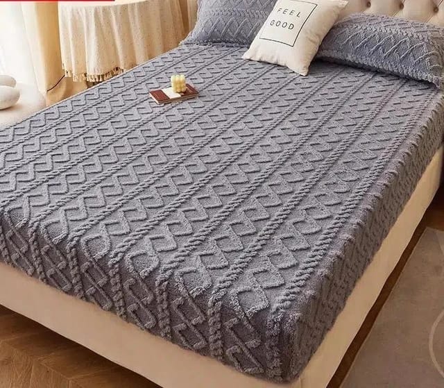 Premium Winter Elastic Bedsheet