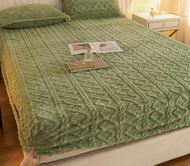 Premium Winter Elastic Bedsheet