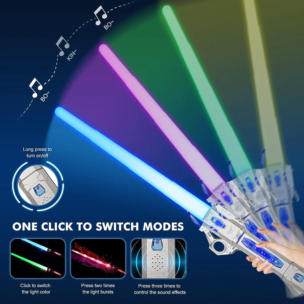 7-colour Retractable Laser Sword