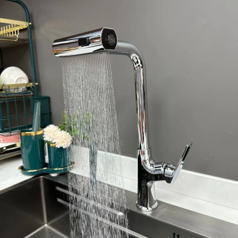 Rotatable Waterfall Kitchen Faucet