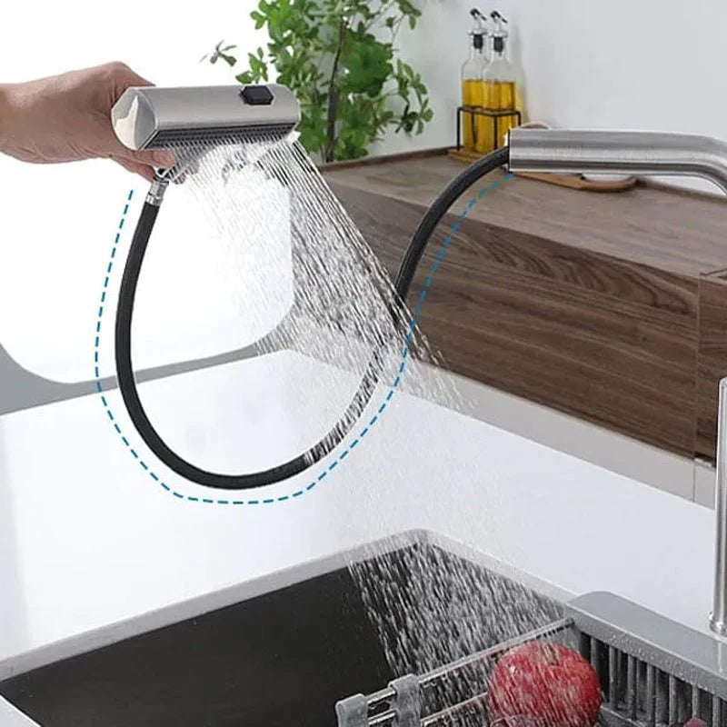 Rotatable Waterfall Kitchen Faucet