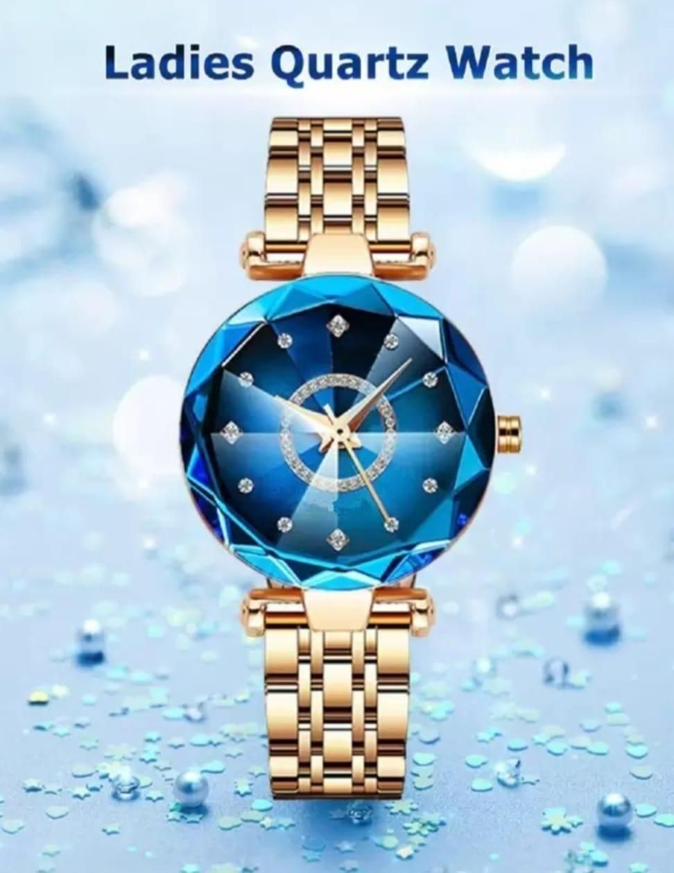 Women's Diamond Stainless Steel Watch