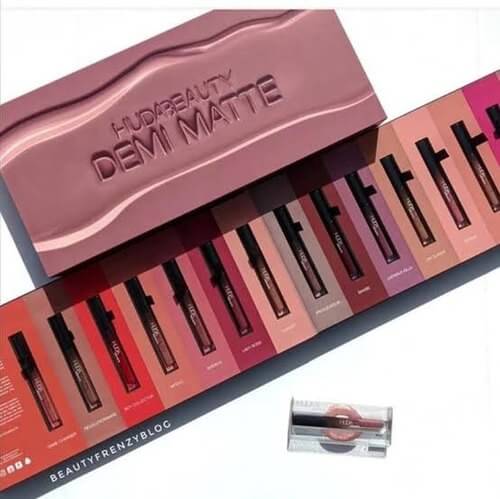 12 COLORS DEMI MATTE LIPSTICK KIT